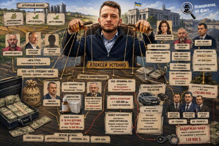 Алексей Устенко и сеть займов: как декларации, Полтава и тендерные орбиты перес...