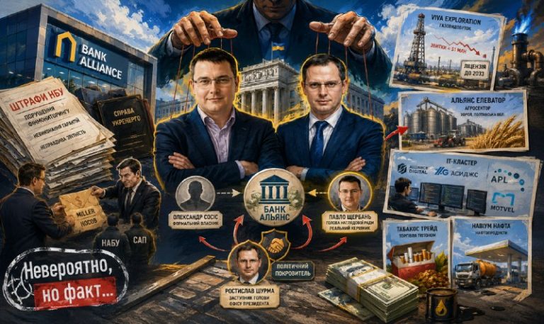 Банк «Альянс» и политическая крыша: как Павел Щербань и Ростислав Шурма оказал...