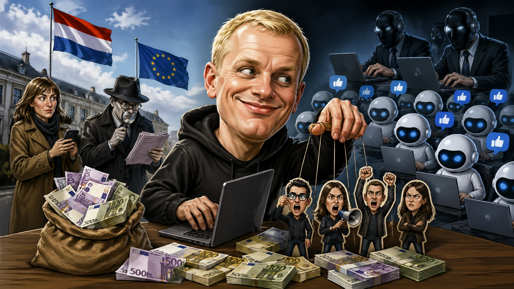 Ботоферми на службі «грантоїдів»: після запиту до Нідерландів почалась паніка