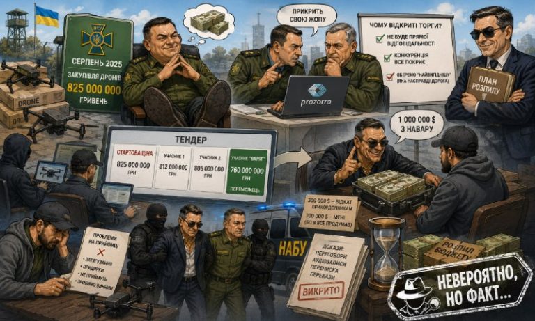 Дроны под откат: как тендер Госпогранслужбы на 825 млн превратился в борьбу за ми...
