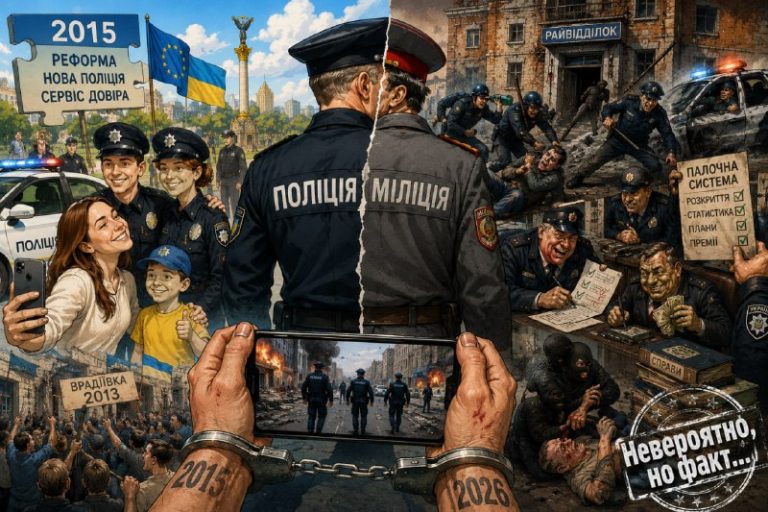 Крах реформы: полиция снова становится системой страха