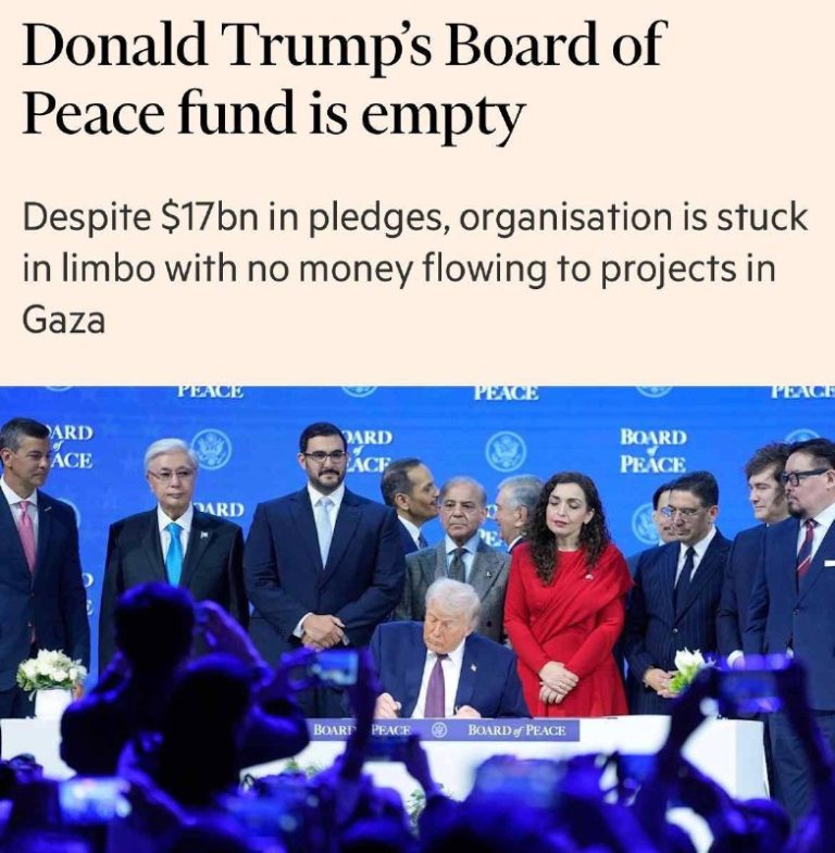 «Совет мира» Трампа остался без денег: ключевые проекты по Газе фактически зам...