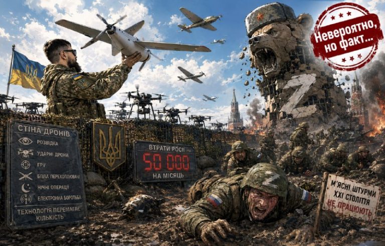 Стена дронов: как Украина ломает главный военный миф Кремля