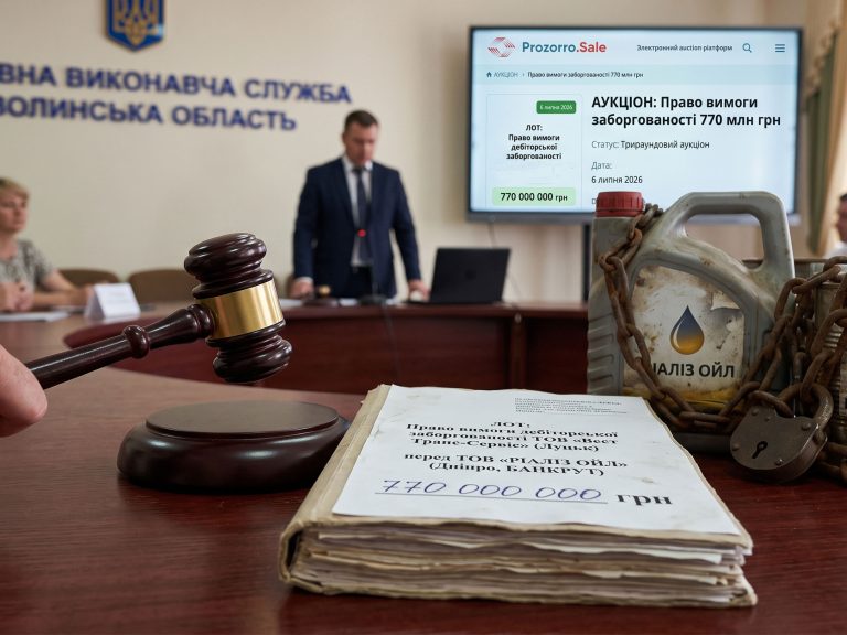 На Волині продають з молотка 770 мільйонів гривень боргу перед збанкрутілою компанією групи «Приват»