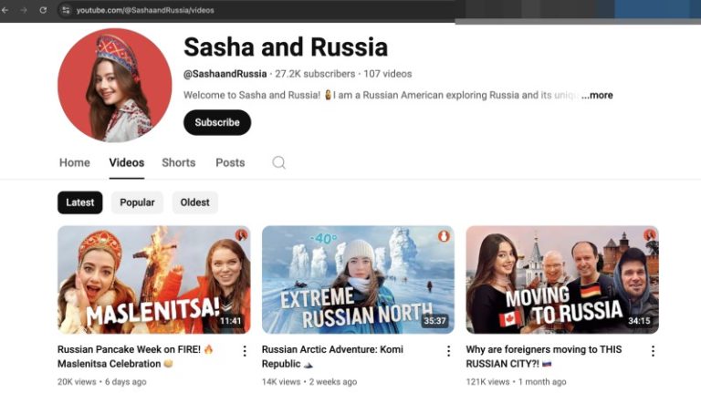 Sanctioned Pro-Kremlin Influencer Says She Will Continue with her “Mission”
