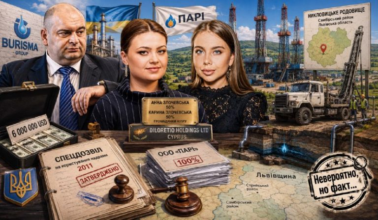 Дочери Злочевского бурят Львовщину: кипрский холдинг, лицензии времен Янукови...