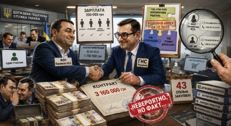 ГНС отдала контракт на 3,16 млн грн предпринимателю, связанному с компаниями из р...