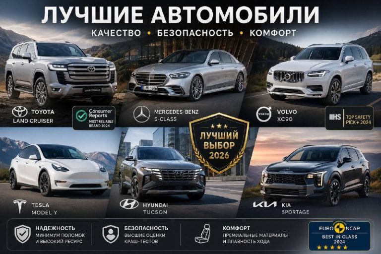 Какие автомобили действительно лучшие по качеству, безопасности и комфорту?