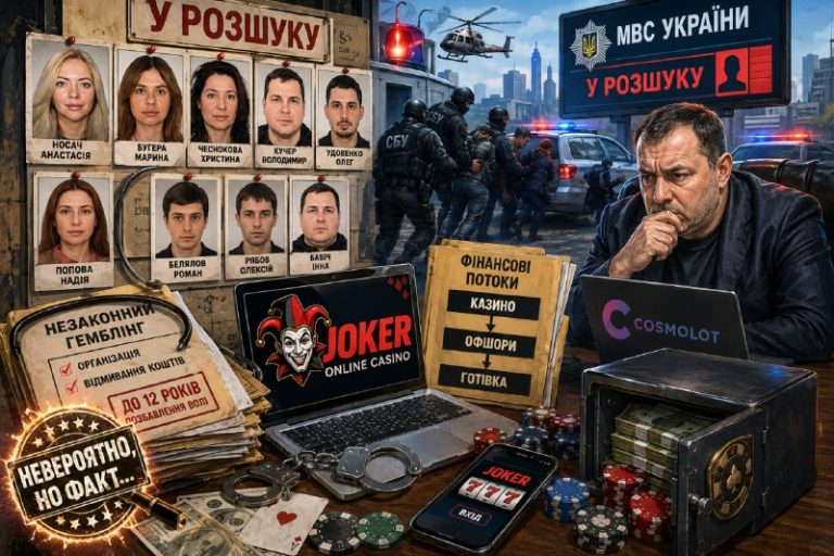 Казино Joker ушло в розыск. Следствие вышло на участников схемы, следующий вопрос ...