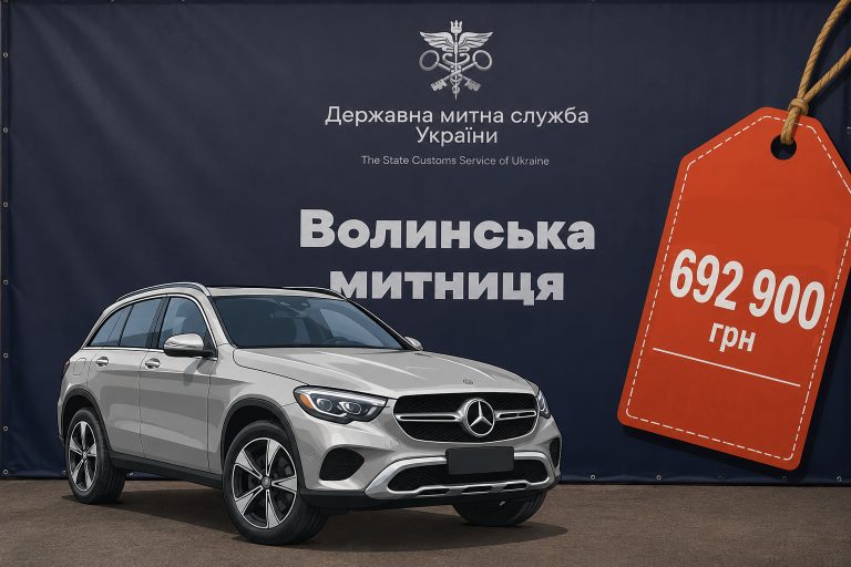 Митник з Волині купив Mercedes за вигідною ціною