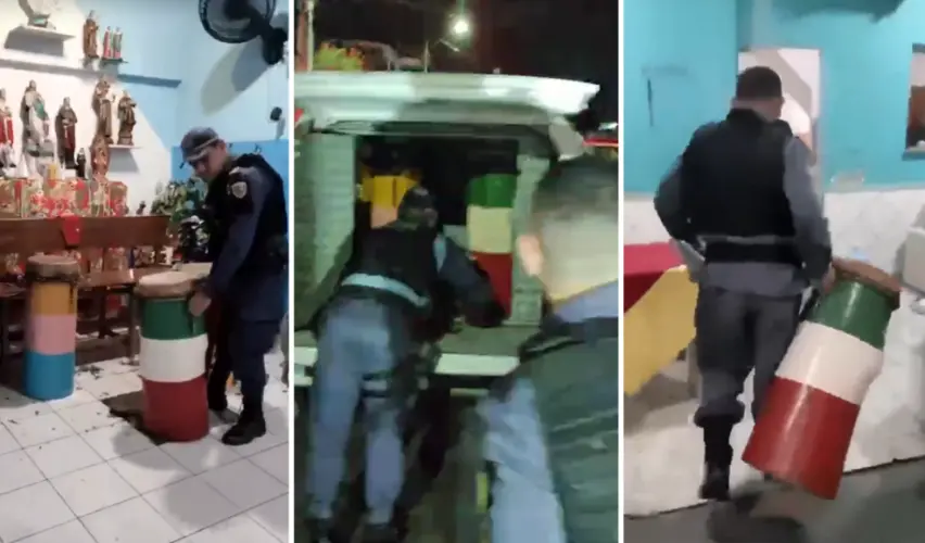 PM invade terreiro em Manaus e leva itens religiosos