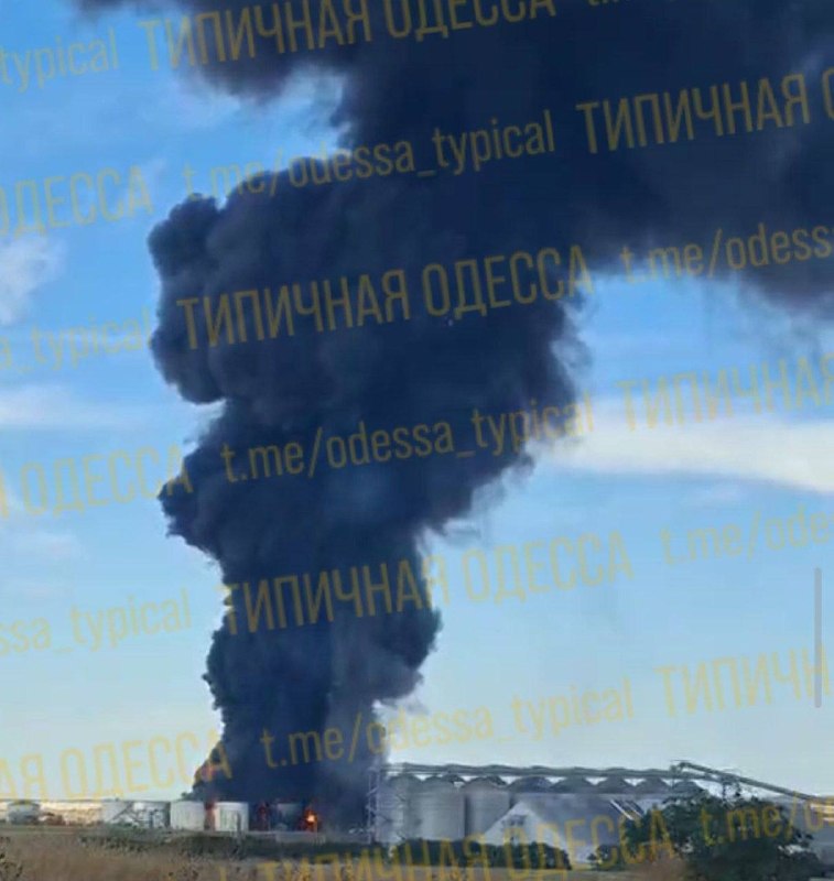 Порты Одессы и одесской области начали ощущать последствия усиленной Зеленским инфраструктурной войны.После сегодняшнего удара дронами, горя
